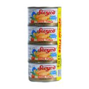 Sevyco Roze Tuna in Soya Oil 4x95 g