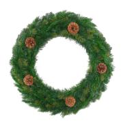Christmas Wreath with Pine Cones 60 cm