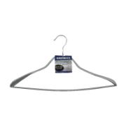 Ordinett Luxury Clothes Hanger Anti-Slip Silver 45 cm
