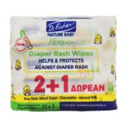 Dr. Fischer Baby Wipes 2+1 Free 72 pcs