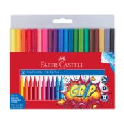 Faber-Castell 20 Felt Tip Pens CE