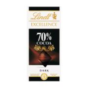 Lindt Excellence Intense Dark Chocolate with 70% Cacoa 100 g