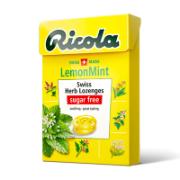 Ricola Lemon Mint Herb Lozenges Sugar Free 45 g