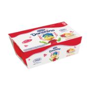 Danone Dessert Yoghurt with Strawberry, Banana & Apricot Flavour 6x50 g