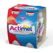 Danone Actimel Dessert Yogurt with Strawberry Flavour 4x100 g