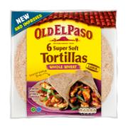 Old El Paso 6 Large Wholewheat Tortillas 350 g