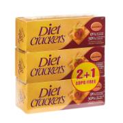 Bakandys Diet Crackers 3x200 g