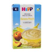 Hipp Organic Baby Cereal Cream with Milk Banana-Peach 4+ months 250 g