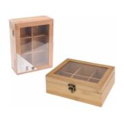 Excellent Houseware Bamboo Tea Box 