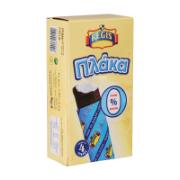 Regis Παγωτό Πλάκα 0% Ζάχαρη 4x110 ml 