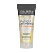 John Frieda Sheer Blonde Highlight Activating Moisturising Shampoo with Avocado Oil 250 ml