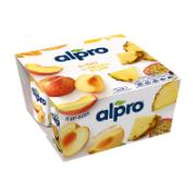 Alpro Soya Yoghurt with Peach, Pineapple & Passion Fruit 4x125 g