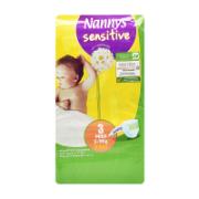 Nannys Sensitive Baby Diapers Midi No3  5-9 kg 22 pcs
