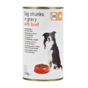 365 Dog Chunks In Gravy with Beef 1240 g