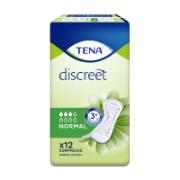 Tena Discreet Incontinence Pads Normal 12 Pieces