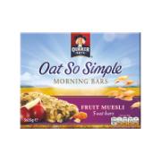Quaker Fruit Muesli Oat Cereal Bars 175 g