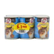 Desmi Chunks in Gravy with Fish Cat Food 5+1 Free, 6x410 g 