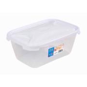 Wham Cuisine 1.2 L Rectagular Food Box 19x14x8 cm Clear & Ice White