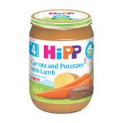 Hipp Organic Carrots and Potatoes with Lamb 4 months+ 190 g