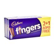 Cadbury Milky Fingers 2+1 Free 3x114 g