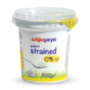 Alphamega Strained Yoghurt 0% Fat 300 g