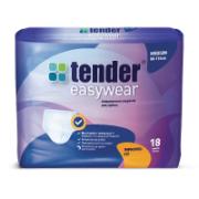 Tender Easywear Adult Diapers Medium 18 Pieces