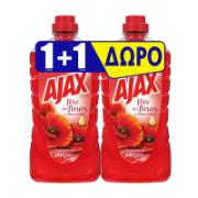 Ajax Red Flowers Multi-Surface Cleaner 1+1 Free 1 L