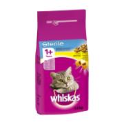 Whiskas Sterile Dry Cat Food Chicken Croquettes 1.4 kg