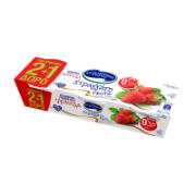 Charalambides Christis Staggato Fruta Fruit Yoghurt with Strawberry 0% Fat 3x150 g