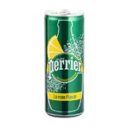 Perrier Lemon Flavoured Beverage With Carbonated Natural Mineral Water 250 ml