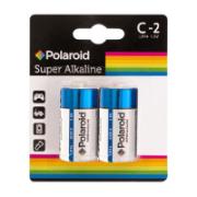 Polaroid Super Alkaline Batteries C-2 LR14 1.5V 2 Pieces