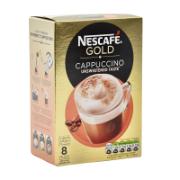 Nescafe Gold Cappuccino Unsweetened 8x14.2 g