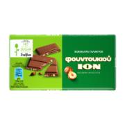 Ion Stevia Milk Chocolate with Hazelnuts 60 g
