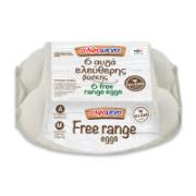 Alphamega Free Range Medium Eggs 6 pcs