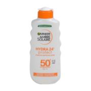 Garnier Ambre Solaire Hydra 24H Protect Hydrating Protection Lotion SPF 50+ 200 ml