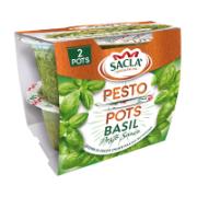 Sacla 2 Pesto Pots 90 g