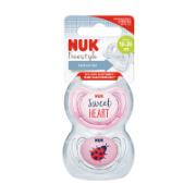 NUK Freestyle x2 Pacifiers Silicone 18-36 Months