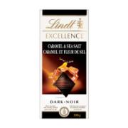 Lindt Excellence Dark Chocolate with Caramel & Sea Salt 100 g