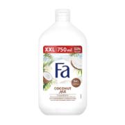Fa Coconut Milk Shower & Bath with Coconut Milk Scent 750 ml