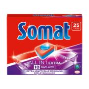 Somat 10 Multi-Action All-in-1 Extra Dishwasher Tablets 25 pcs 450 g