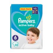 Pampers Active Baby Maxi Pack No.6 13-18 kg 44 Pieces