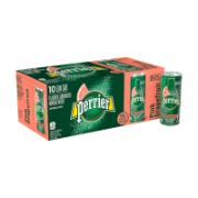 Perrier Natural Sparkling Mineral Water with Pink Grapefruit 10x250 ml