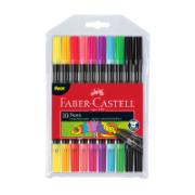 Faber-Castell 10 Neon Double-Ended Felt Tip Pens CE
