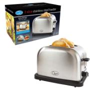Quest 2 Slice Stainless Steel Toaster 1000W CE