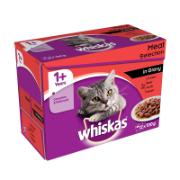 Whiskas Pouch Selection Wet Cat Food 12x100 g