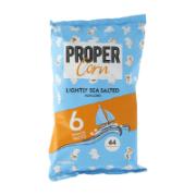 Proper Corn Lightly Sea Salted Popcorn 6 Pack 60 g