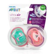 Philips Avent Ultra Air Pacifier Pack (x2) for 18+ Months