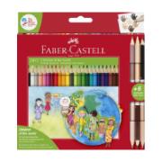 Faber-Castell Triangular Colour Pencils 24+3 CE