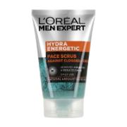 L' Oreal Men Expert Hydra Energetic Deep Exfoliating Face Scrub 100 ml
