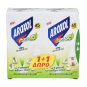 Aroxol Natural 4 Liquid Electrical Device Refill 22.5 ml 1+1 Free CE